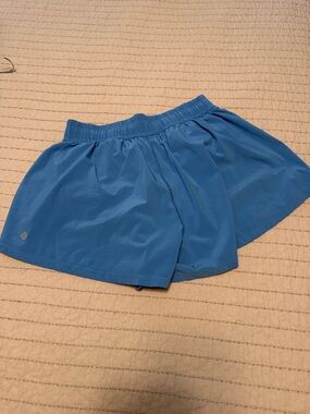 lululemon athletica Pace Crush High Rise Bright Blue Athletic Shorts